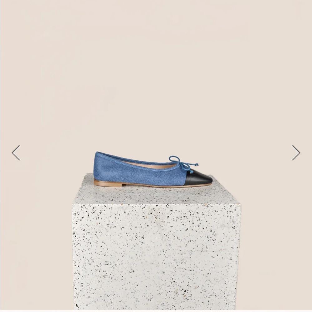 A.Soliani dark denim como flats